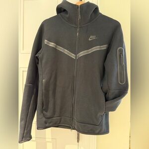 Nike Tech Black Full-Zip Hoodie